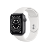 Refurbished Apple Watch Series SE | 44mm | Aluminium Gris Sidéral | Bracelet Sport Blanc  | GPS | WiFi