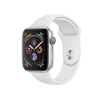 Apple Watch Serie 4 | 40mm | Aluminium Argent | Bracelet Sport Blanc | GPS | WiFi