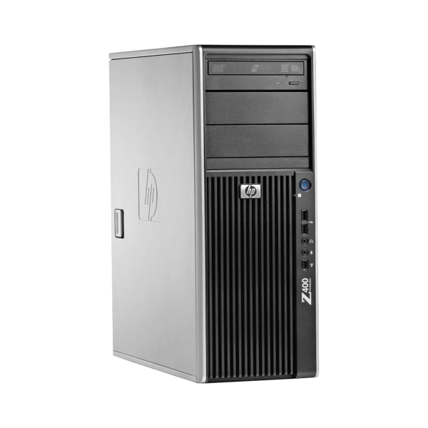HP Workstation Z400 Tower | Intel Xeon W3520 | 250 GB SSD | 8 GB RAM | NVIDIA Quadro NVS 295 | Windows 10 Pro | DVD