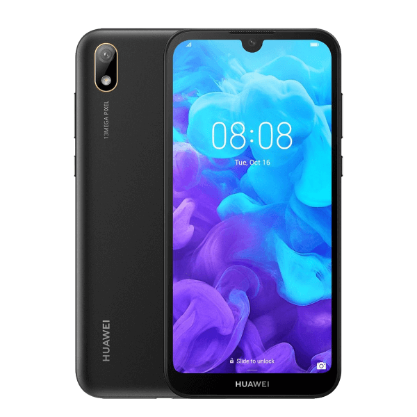 Refurbished Huawei Y5 | 16GB | Noir | 2019 | Dual