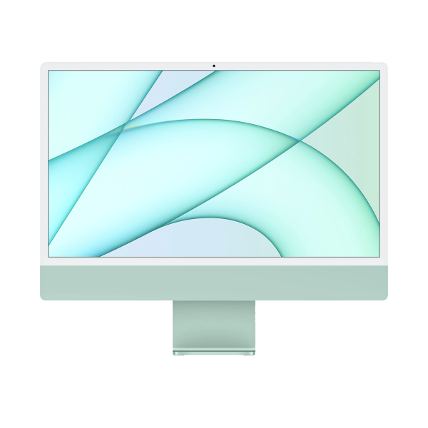 Refurbished iMac 24-inch | Apple M1 8-Core | 256 GB SSD | 8 GB RAM | 4 Ports | 8-Core GPU | Vert (Retina, 2021)