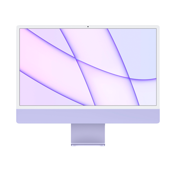 Refurbished iMac 24-inch | Apple M1 8-Core | 256 GB SSD | 8 GB RAM | 4 Ports | 8-Core GPU | Mauve (Retina, 2021)
