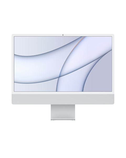 Refurbished iMac 24-inch | Apple M1 8-Core | 256 GB SSD | 16 GB RAM | 4 Ports | 8-Core GPU | Argent (Retina, 2021)