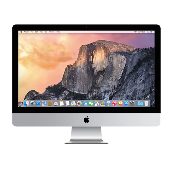Refurbished iMac 27-inch | Core i5 3.5 GHz | 256 GB SSD | 24 GB RAM | Argent (5K, Retina, Late 2014)