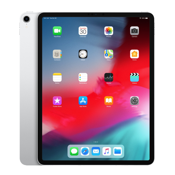 Refurbished iPad Pro 12.9 1TB WiFi + 4G Silber (2018) | Hors câble et chargeur