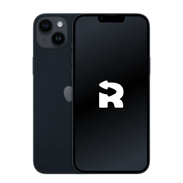 Refurbished iPhone 14 Plus 128GB Minuit Noir | Câble et chargeur exclusifs