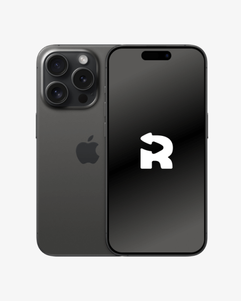 Refurbished iPhone 15 Pro 128GB Titane Noir