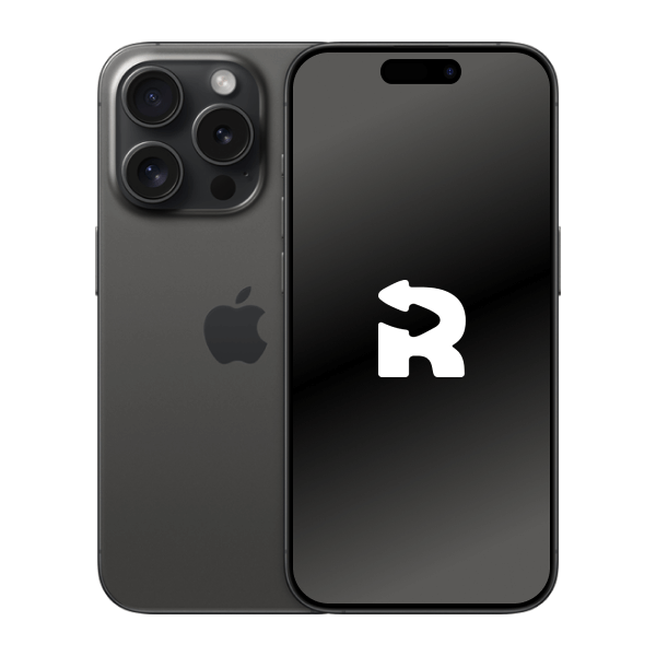 Refurbished iPhone 15 Pro 128GB Titane Noir