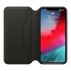 iPhone XS Leather Folio - Noir