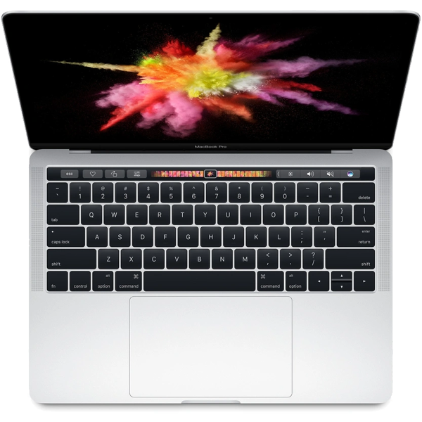MacBook Pro 13-inch | Touch Bar | Core i7 3.3 GHz | 512 GB SSD | 16 GB RAM | Argent (2016) | Azerty