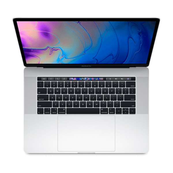 MacBook Pro 15 inch | Touch Bar | Core i7 2.6 GHz | 512 GB SSD | 16 GB RAM | Argent (2019) | Azerty
