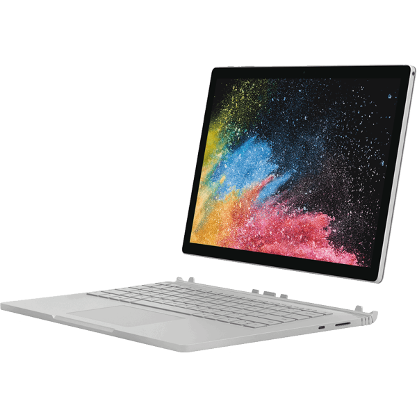 Microsoft Surface Book 2 | 13.5 inch Touchscreen | 10 génération i7 | 256GB SSD | 8GB RAM | Argent | Nvidia GeForce GTX 1050 | W11 Home | QWERTZ