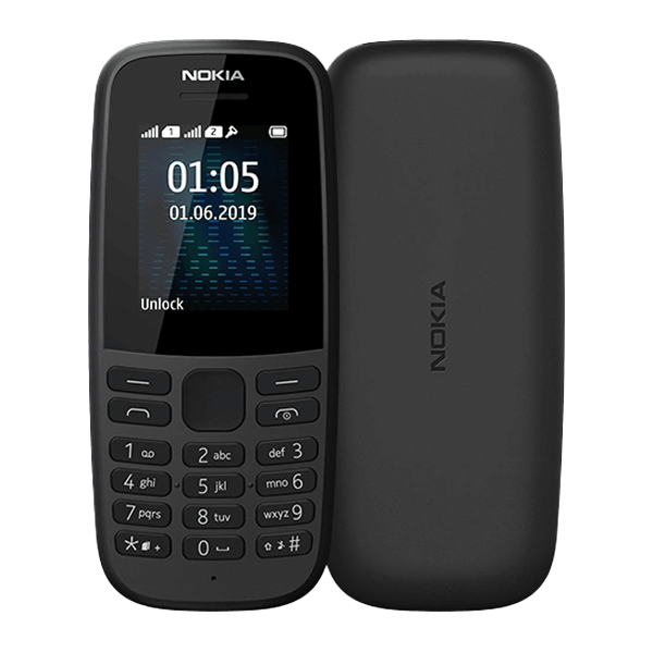 Refurbished Nokia 105 | Noir (2019)