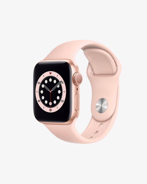 Refurbished Apple Watch Series 6 | 40mm | Aluminium Or | Bracelet Sport Rose | GPS | WiFi