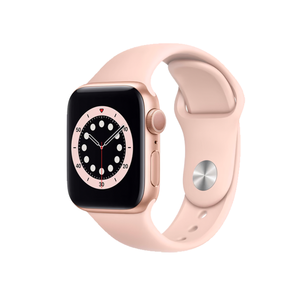 Apple Watch Series 6 | 40mm | Aluminium Or | Bracelet Sport Rose | GPS | WiFi + 4G