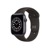 Refurbished Apple Watch Series 6 | 44mm | Aluminium Case Spacegrijs | Zwart sportbandje | GPS | WiFi