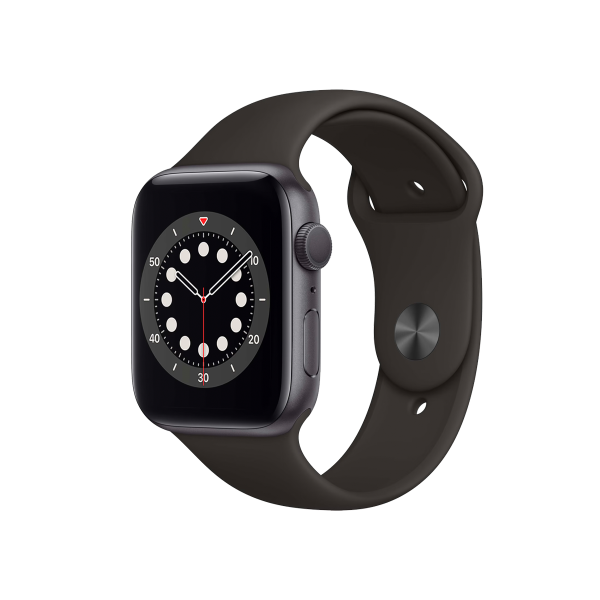 Refurbished Apple Watch series 6 44mm | Aluminium Gris sidéral | Noir bracelet