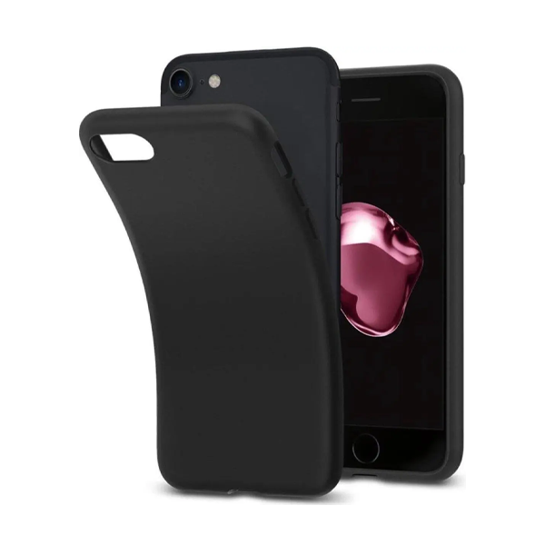 Coque en silicone pour iPhone 7 / 8 / SE 2020 | Noir