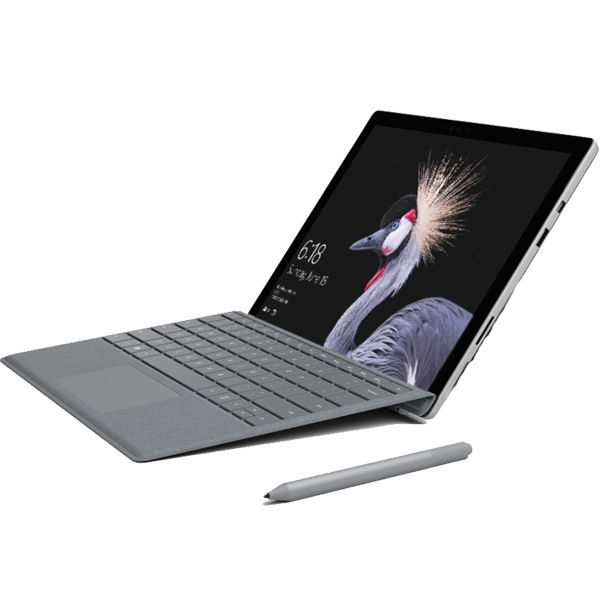 Refurbished Microsoft Surface Pro 4 | 12.3-inch | 6e génération i5 | 256GB SSD | 8GB RAM | Grise QWERTY keyboard | Sans Pen