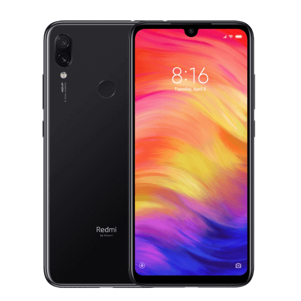 Refurbished Xiaomi Redmi Note 7 | 128GB | Noir | Dual