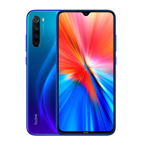 Refurbished Xiaomi Redmi Note 8 | 128GB | Bleu