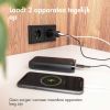 Accezz Power Plus Wall Charger - Oplader USB-C & USB aansluiting - Power Delivery - 33W - Zwart / Schwarz / Black