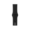 Refurbished Apple Watch Series 3 Boîtier en aluminium de 38 mm Gris espace avec bracelet sport noir