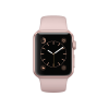 Refurbished Apple Watch Series 2 Boîtier en aluminium de 42 mm rose doré avec bracelet sport rose