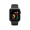 Refurbished Apple Watch Series 2 Boîtier en aluminium de 38 mm Gris espace avec bracelet sport noir