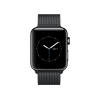 Refurbished Apple Watch Series 2 Boîtier en Acier inoxydable de 38 mm Noir avec bracelet sport noir