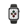 Refurbished Apple Watch Serie 5 | 40mm | Titanium Argent | Bracelet Sport Noir | GPS | WiFi + 4G