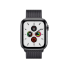 Refurbished Apple Watch Serie 5 | 44mm | Stainless Steel Noir | Bracelet Milanais Noir | GPS | WiFi + 4G