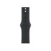 Refurbished Apple Watch Serie 5 | 44mm | Titanium Argent | Bracelet Sport Noir | GPS | WiFi + 4G