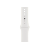 Refurbished Apple Watch Serie 8 | 45mm | Aluminium Starlight Blanc | Bracelet Sport Blanc | GPS | WiFi + 4G