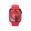 Refurbished Apple Watch Serie 9 | 45mm | Aluminium Rouge | Bracelet Sport Rouge M/L | GPS | WiFi + 4G