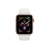 Refurbished Apple Watch Series 4 Boîtier en aluminium GPS+Cellulaire de 40 mm doré avec bracelet sport blanc