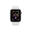 Apple Watch Serie 4 | 40mm | Aluminium Argent | Bracelet Sport Blanc | GPS | WiFi