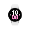 Refurbished Galaxy Watch5 | 44mm | Aluminium Argent | Bracelet Sport Blanc | GPS | WiFi
