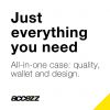 Accezz Wallet Softcase Bookcase iPhone 12 Pro Max - Zwart / Schwarz / Black