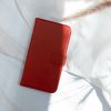 Selencia Echt Lederen Bookcase iPhone Xr - Rood / Rot / Red